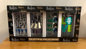 lot 66A image: Collectable Beatles Glass Tumblers