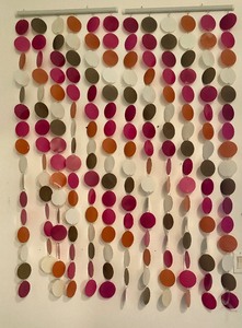 lot 59 image: Colorful Circular Shaped Curtain or Wall Hanging