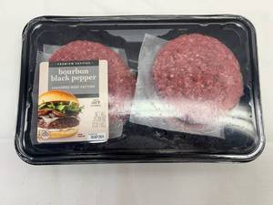 C. 1.33lbs Bourbon Black Pepper Seasoned Patties