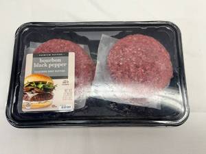 C. 1.33lbs Bourbon Black Pepper Seasoned Patties