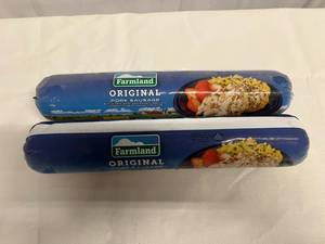 C. 2x 2lb Farmland Original Pork Sausage