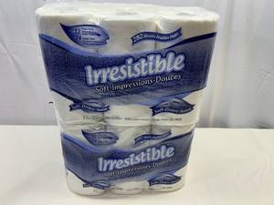 2x12 rolls 2ply Irresistable Toilet Paper