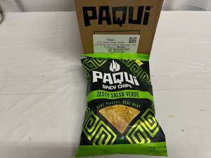 JJ. 6x 2oz Paqui Zesty Salsa Verde Chips