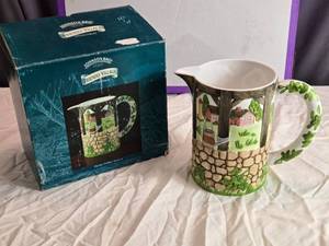 lot 47 image: Johnson Bros Friendly Village Pitcher, Series 6 - The Village Street