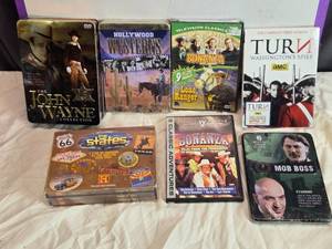 lot 56 image: Collection of  Western Era Themed Movies and TV Shows on DVD Including John Wayne