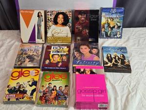 lot 59 image: Collection of 10 DVD Box Sets Including Glee, Felicity, and Gossip Girl - May Not Be Complete Seasons