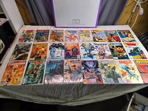 lot 75 image: Lot of Mixed DC Comics Including Justice League, Flash, Batman, and More
