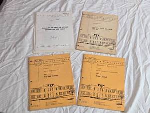 lot 79 image: Collection of 4 US Air Force Air War College Associate Programs