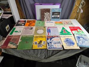 lot 85 image: Collection of Vintage Piano Sheet Music - 18 Pieces