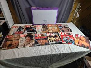 lot 90 image: Collection of 12 Vintage Life Magazines from 1971 to 1982