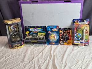 lot 107 image: Collection of Action Figures and Toys - Includes Superman, Star Trek, Power Rangers and More