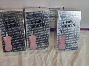 lot 117 image: Lot of 3 Jean Paul Gaultier For Women Eau de Parfum 3.4 oz