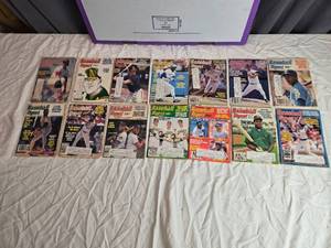 lot 141 image: Lot of 14 Vintage Baseball Digest Magazines (1980s-1990s)