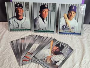 lot 145 image: Collection of Donruss Studio Baseball Cards including Ken Griffey Jr. and Alex Rodriguez - Not Complete Set