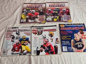 lot 147 image: Lot of College Football and Basketball Magazines (2005-2012)