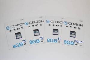 lot 17 image: Centon 8GB SDHC PhotoVideo Storage Memory Card LOT of 4 - NEW in Sealed Package