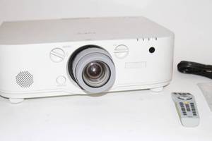 lot 35 image: NEC PA571W Large Venue Widescreen 5700-Lumen WXGA Professional 3LCD Projector with HDMI