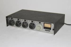 lot 48 image: Shure Transistorized Pro Audio Microphone Mixer  Remote Amplifier - Model M67