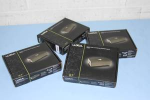 lot 63 image: Lot of 4 - NEW - Luxul Single Port Gigabit PoEPoE Power Over Ethernet 30-Watt Injectors