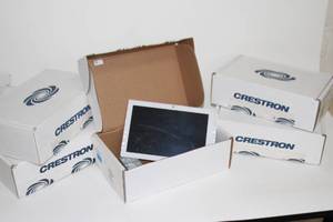 lot 28 image: Lot of 5 - Crestron TSW-1060 Professional Audio  Video Control System Touchscreen Touch Panels - PartsRepair