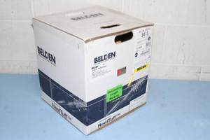 lot 98 image: 500 Spool  Reel of Belden 2413 Plenum Bulk Ethernet  Network 4-Pair Enhanced CAT6 Cable