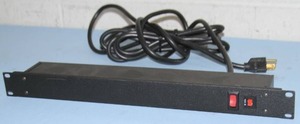 lot 107 image: Winsted Professional Rack Mounted 6-Outlet AC Power Distribution Unit with Cable