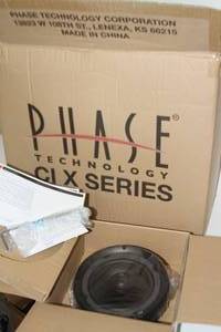 lot 44 image: Lot of 8 - NEW in Box - Phase Technology CI X Series Pro Audio Ceiling Loudspeakers  Speakers - Model CI-6.0ixQM