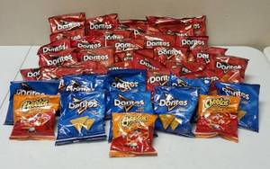 lot 16 image: Snack Size Bags of Doritos & Cheetos