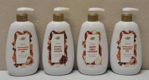 lot 62 image: Dove  (4) 12 FL OZ Bottles  Limited Edition Hand Wash - Fall Scents