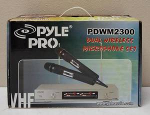lot 85 image: Pyle Pro PDWM2300 Dual Wireless Microphone Set