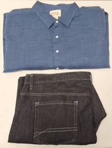 lot 89 image: DXL  True Nation Shirt 4XL   & pd&c Authenticity Jeans Straight Fit 46x32