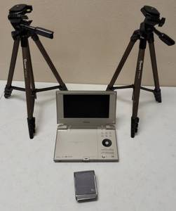 lot 43 image: Toshiba, Endurax, Motorola    Wireless Bluetooth Potable In-Car Speaker, portable DVD Player,