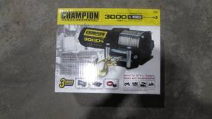 NIB Champion 3000lb Electric Winch