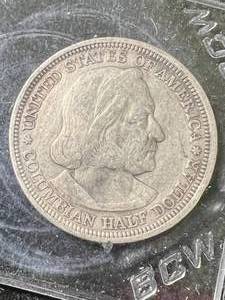 1893 US COLOMBIAN EXPO HALF DOLLAR