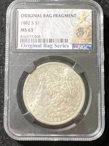 1882-S US MORGAN SILVER DOLLAR NGC MS63
