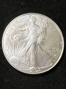 2024 AMERICAN SILVER EAGLE 1 TROY OZ .999 FINE SILVER