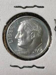 1964 US PROOF ROOSEVELT DIME