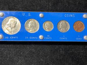 1963 US YEAR SET IN HARDCOVER CASE