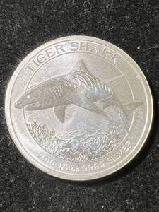 2016 AUSTRALIAN SHARK HALF TROY OZ .9999 FINE SILVER