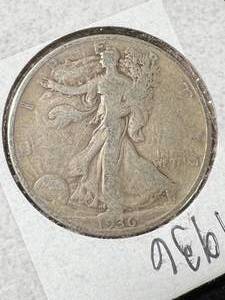 1936 US WALKING LIBERTY HALF DOLLAR