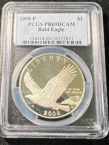 2008 US BALD EAGLE PCGS PR69DCAM