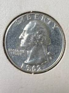 1962 US WASHINGTON QUARTER