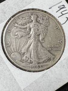 1943 US WALKING LIBERTY HALF DOLLAR