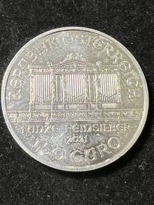 2021 AUSTRIAN PHILHARMONIC 1 TROY OZ .999 FINE SILVER
