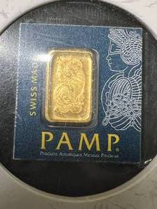 1 GRAM .999 FINE GOLD PAMP BAR