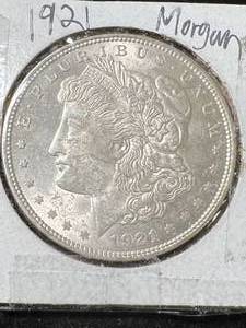 1921 US MORGAN SILVER DOLLAR