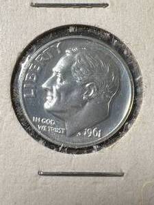 1961 US PROOF ROOSEVELT DIME