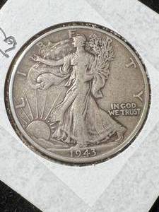 1943 US WALKING LIBERTY HALF DOLLAR