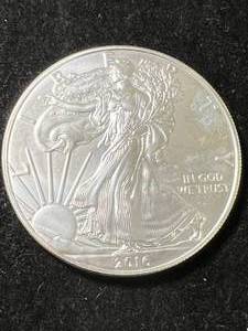2016 AMERICAN SILVER EAGLE 1 TROY OZ .999 FINE SILVER