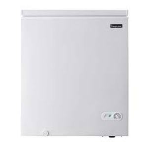 Magic Chef 5.0 cu. ft. Chest Freezer in White   Customer Returns See Pictures